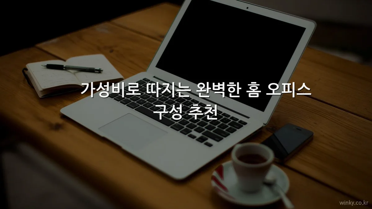 ? 가성비로 따지는 완벽한 홈 오피스 구성 추천