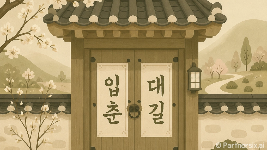 입춘대길 뜻, 왜 …