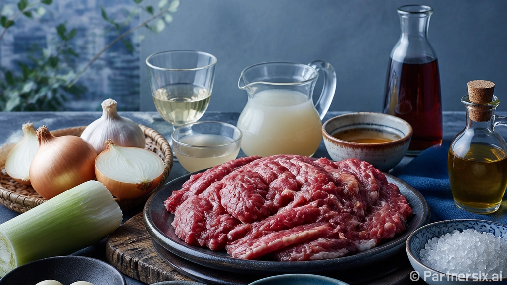 소불고기 양념 맛있게 하는 방법, 물 생기지 않게 재우는 순서
