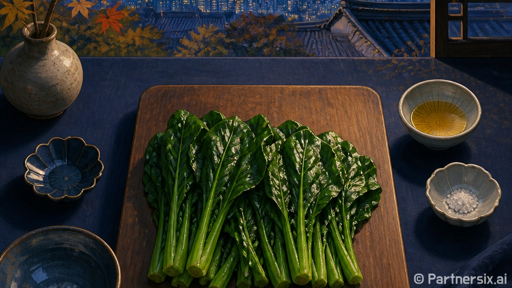 아기 시금치나물 부드럽게 무치는 방법, 데치는 시간과 간은 이렇게 잡으세요