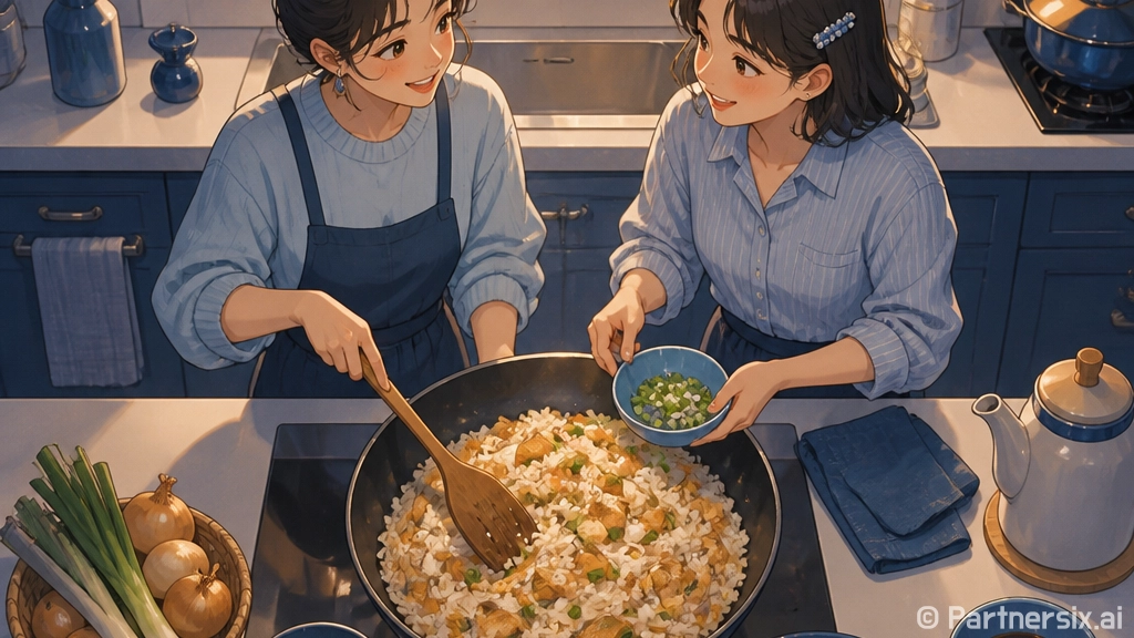 어묵볶음밥 맛있게 만드는 방법, 밥알은 고슬하고 어묵은 짭짤하게