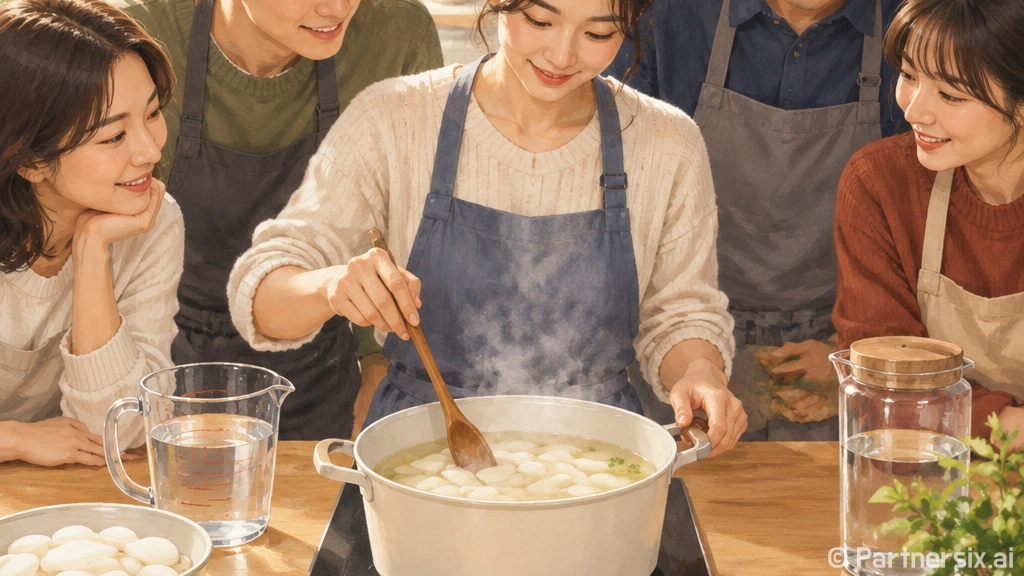 컵떡국 맛있게 끓이는 방법, 떡 불림부터 국물 간까지 이렇게 하면 됩니다