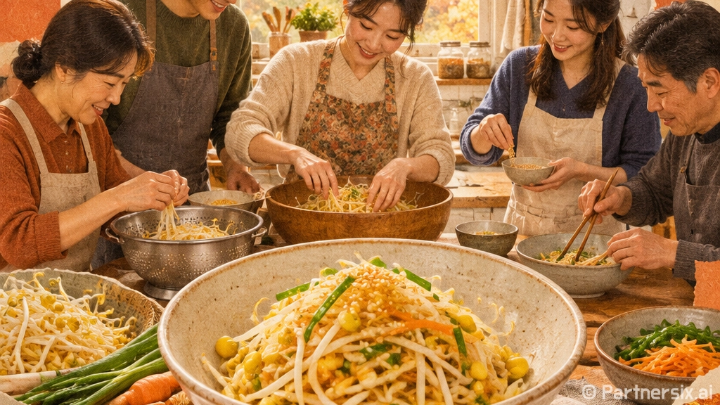 콩나물무침 황금레시피, 물 안 생기고 아삭하게 무치는 방법