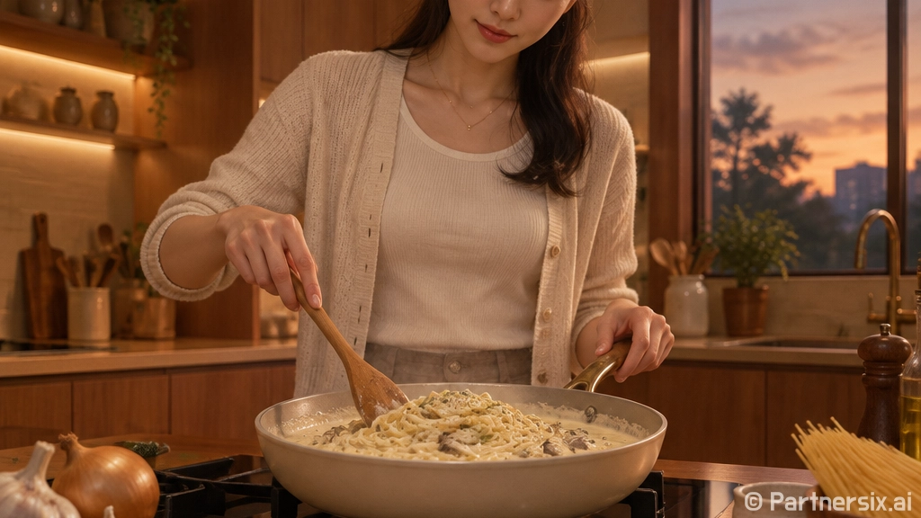 크림파스타 만들기 실패하지 않으려면 불 세기와 면수부터 잡으세요