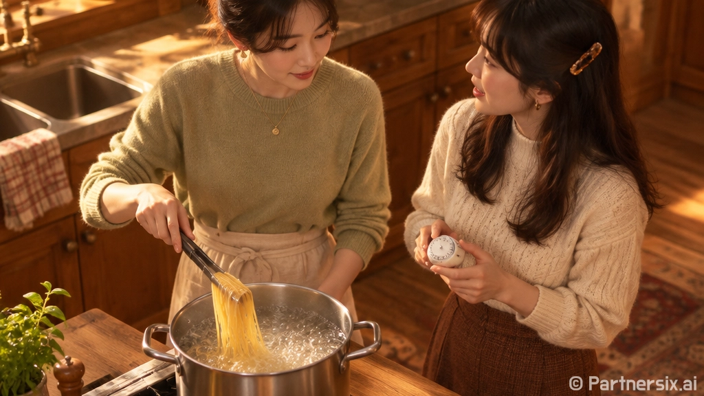 파스타 면 삶는 시간 맞추는 방법, 봉지 시간보다 1분 덜 삶는 이유
