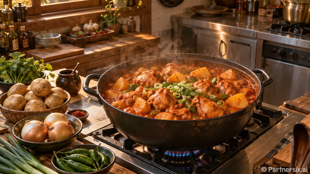 가평 닭볶음탕 집에서 진하게 끓이는 방법