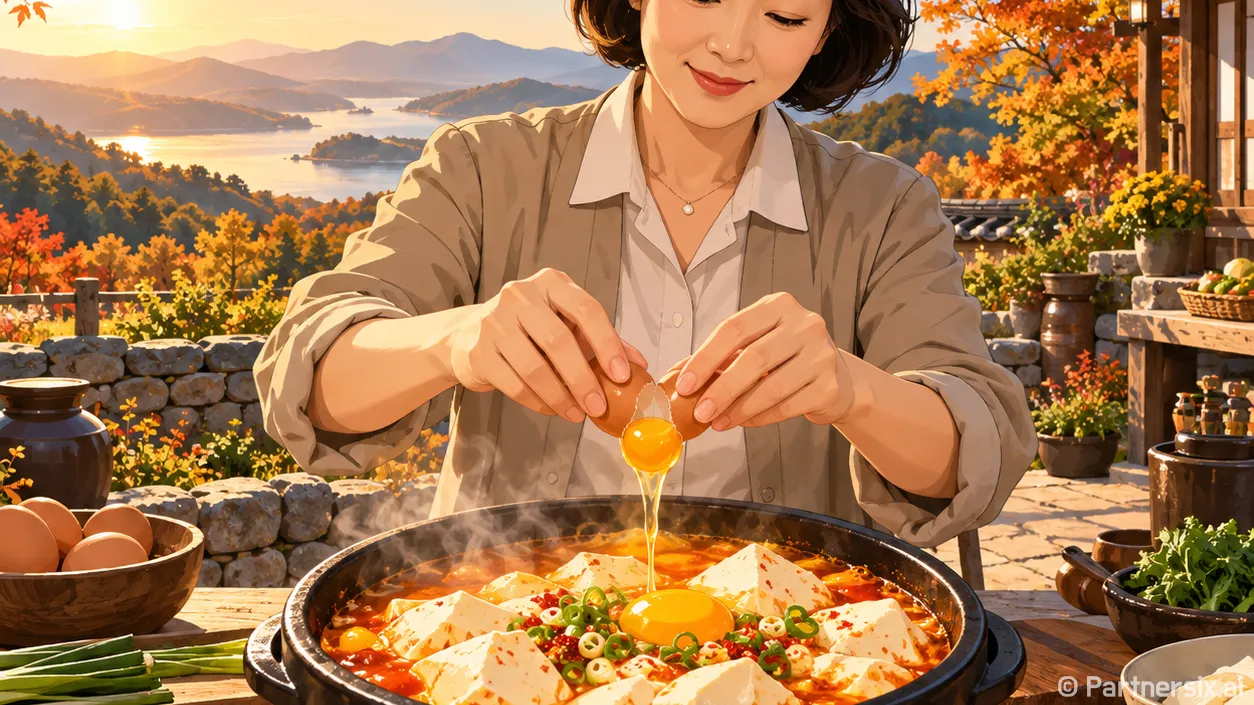 순두부 간단요리 달걀과 함께 끓이는 방법