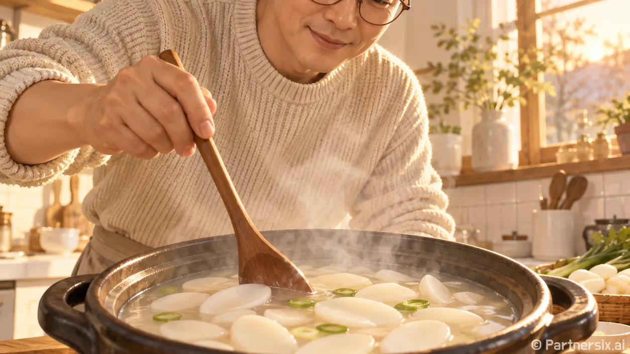 쌀떡국 떡이 퍼지지 않게 끓이는 방법