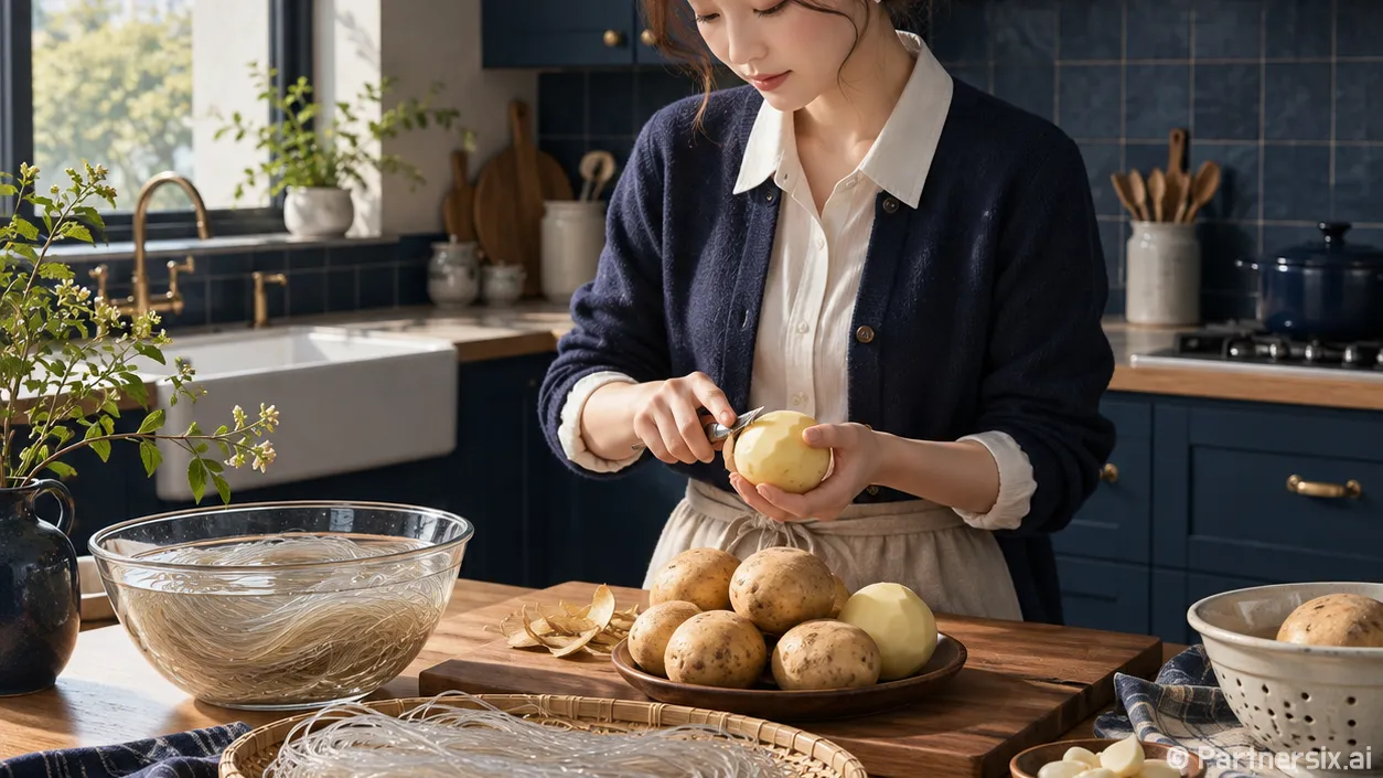 안동 유진찜닭처럼 감자와 당면 살려 만드는 방법
