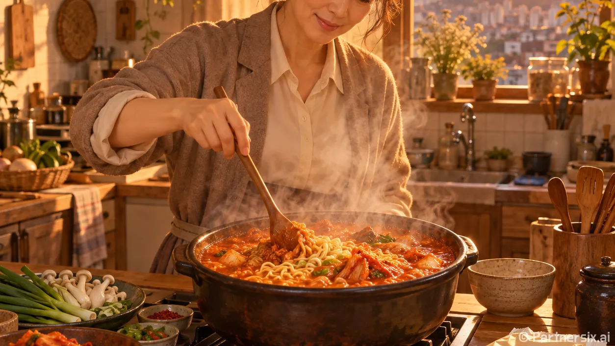 오모리 김치찌개라면 국물 진하게 끓이는 방법