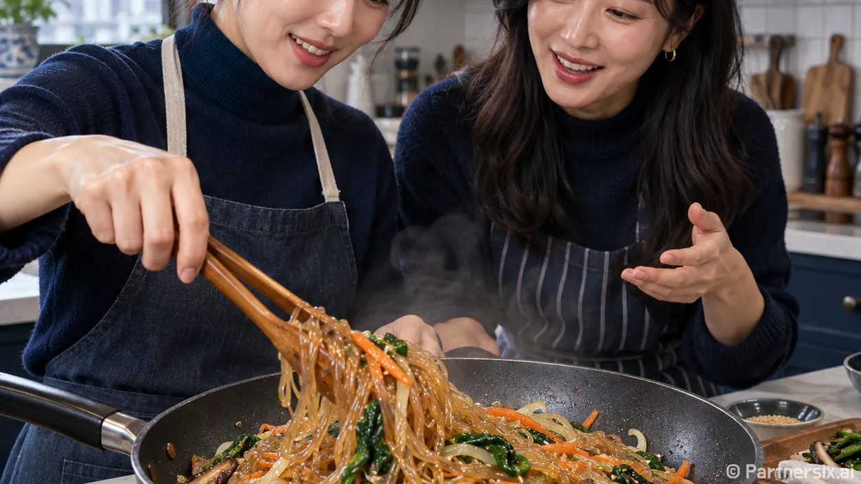 잡채 만들기 당면이 불지 않게 볶는 방법