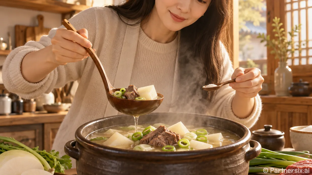집들이 국물요리 소고기뭇국 맛있게 끓이는 방법