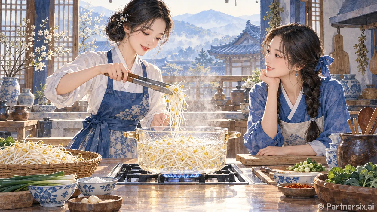 콩나물무침 삶는시간 맞춰 아삭하게 만드는 방법