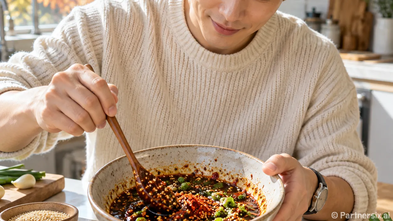 도토리묵 양념장 짜지 않게 만드는 방법