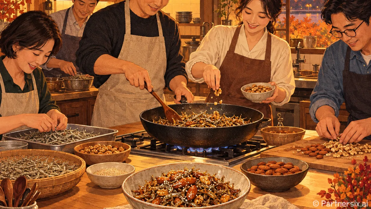 견과류 멸치볶음 바삭하게 만드는 방법