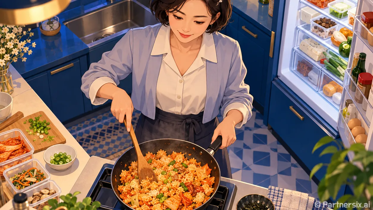 냉장고털이 김치 요리 맛있게 만드는 방법