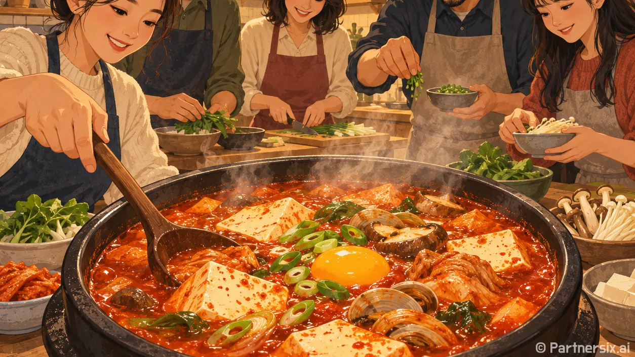 순두부찌개집처럼 진한 국물 끓이는 방법