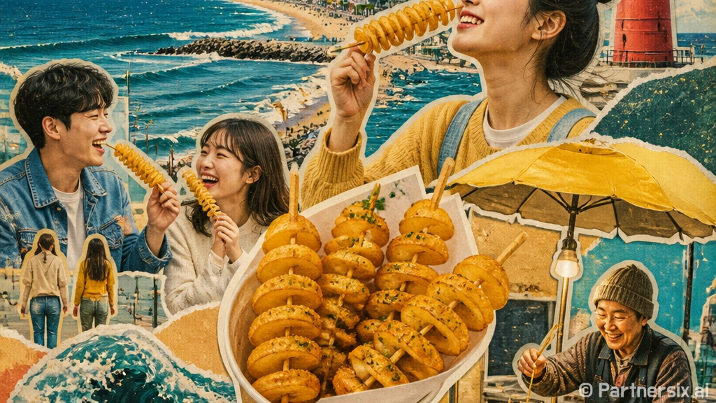 강릉길감자 처음 먹…