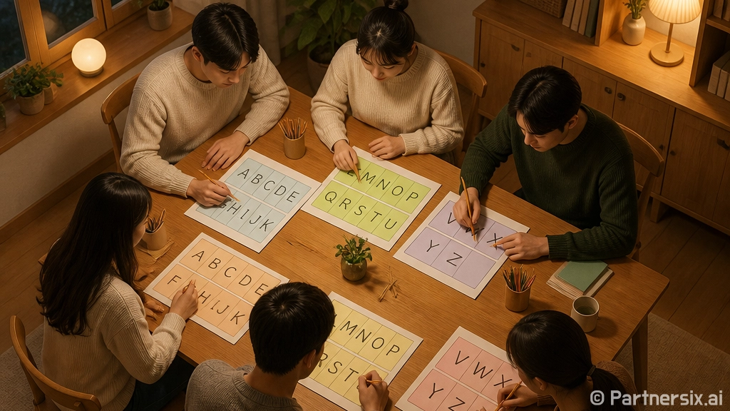 알파벳순서 쉽게 외우는 방법, 헷갈리는 구간까지 잡는 연습법