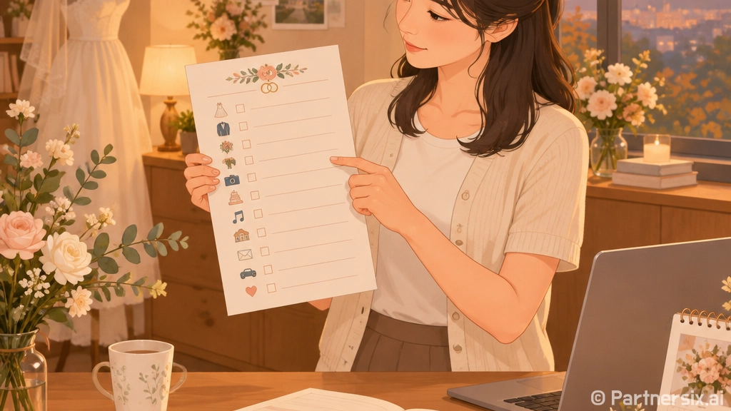 결혼준비체크리스트 처음 만드는 방법, 예산부터 일정까지 덜 헤매는 순서