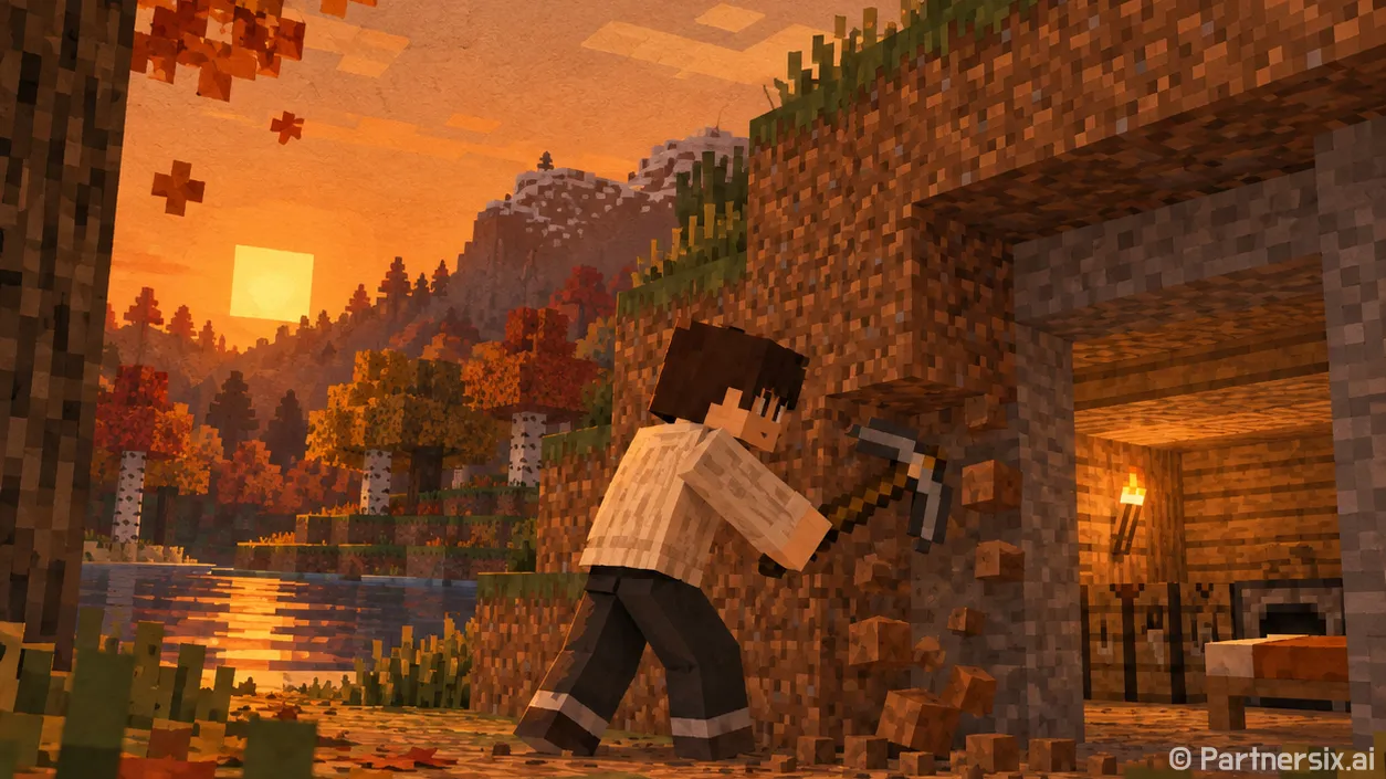 MINECRAFT 초보자가 첫날 밤을 안전하게 넘기는 방법