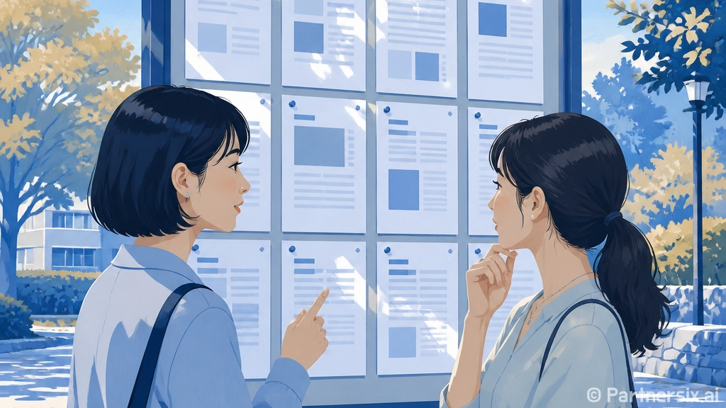 채용 공고를 보고 …