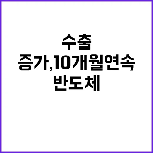 수출 증가, 10개…