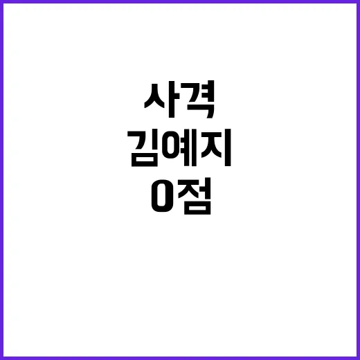 김예지 사격, 일론…