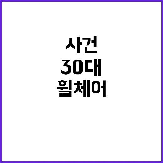 휠체어 펑크 사건, 30대 남자의 끔찍한 범행!