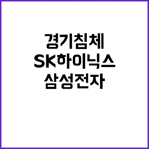 경기 침체 우려, SK하이닉스와 삼성전자 폭락!