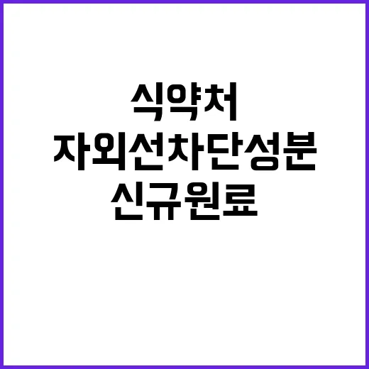 자외선 차단성분, …