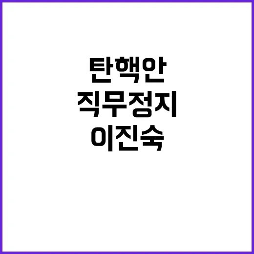 탄핵안, 이진숙 직…