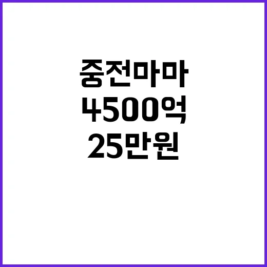 중전마마 4500억…