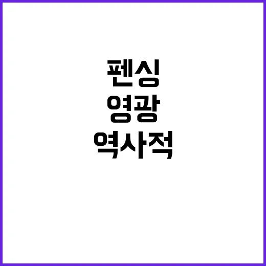 펜싱 은메달, 역사…