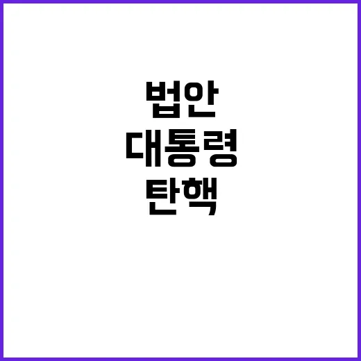 野 법안, 대통령 …