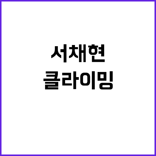 클라이밍 실력, 서…