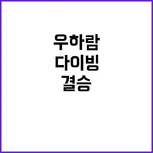 다이빙 역사, 우하…