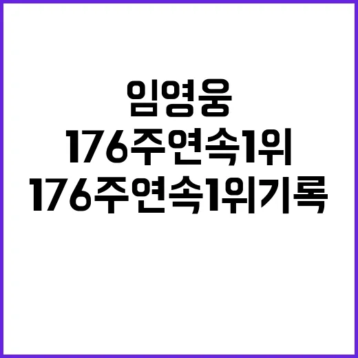 임영웅 176주 연…