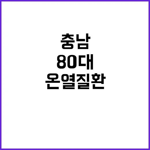 온열질환 경고! 8…