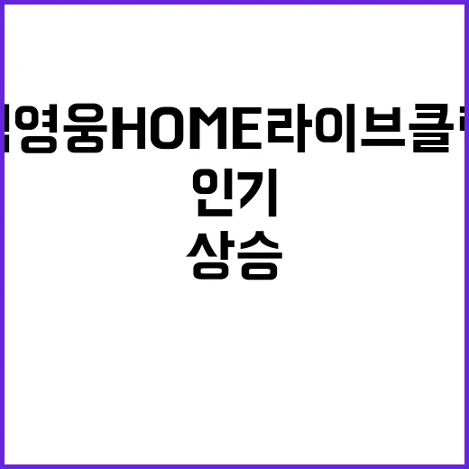 임영웅 Home 라…