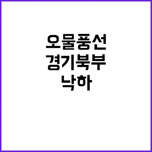 오물풍선 240여 개 경기북부 낙하 사건 발생!