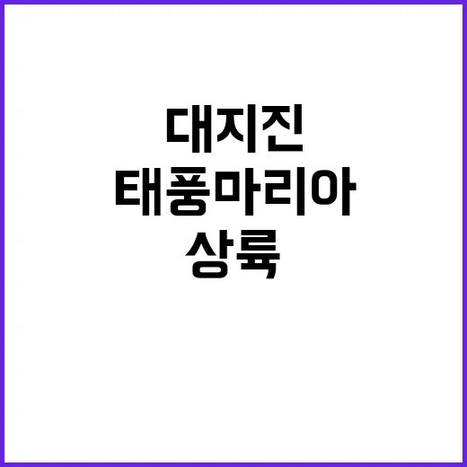 태풍 마리아 일본 …