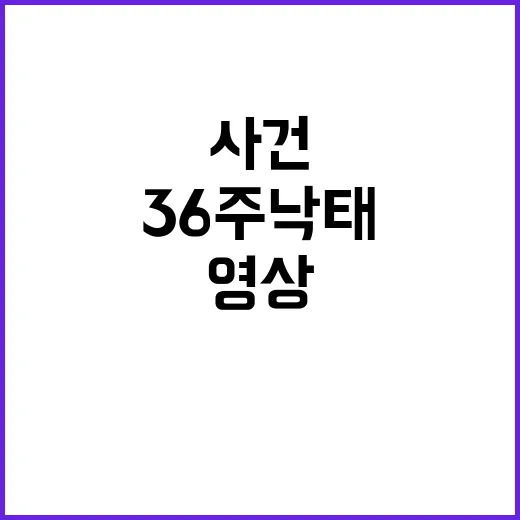 36주 낙태 영상 사실로 밝혀진 충격 사건!