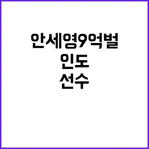 인도 선수 97억 벌 때 안세영 9억 벌었다!