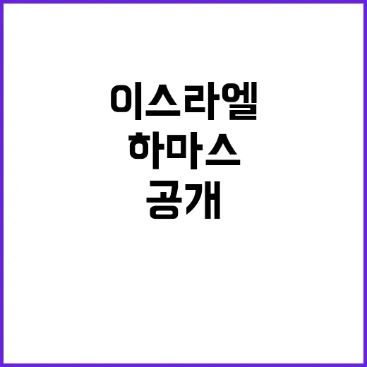 하마스 이스라엘에 …