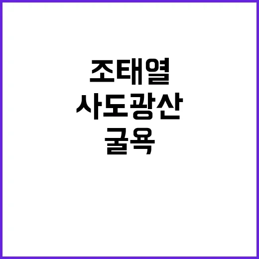 조태열 사도광산 ‘…