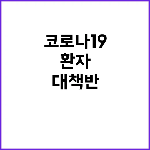 코로나19 대책반 환자 증가 예고에 긴급 확대!