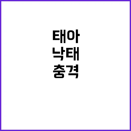 ‘만삭 낙태’ 충격…