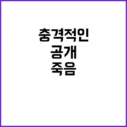 청년 죽음 상사의 충격적인 호소 내용 공개!