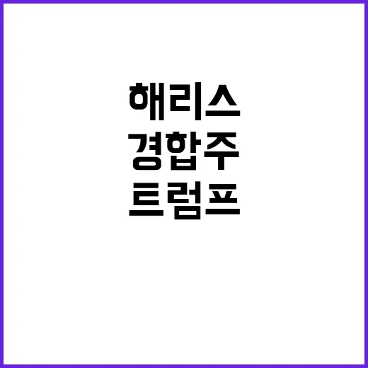 경합주 경제 해리스…